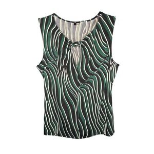Nine West‎ Sleeveless Abstract Print Blouse Size Medium